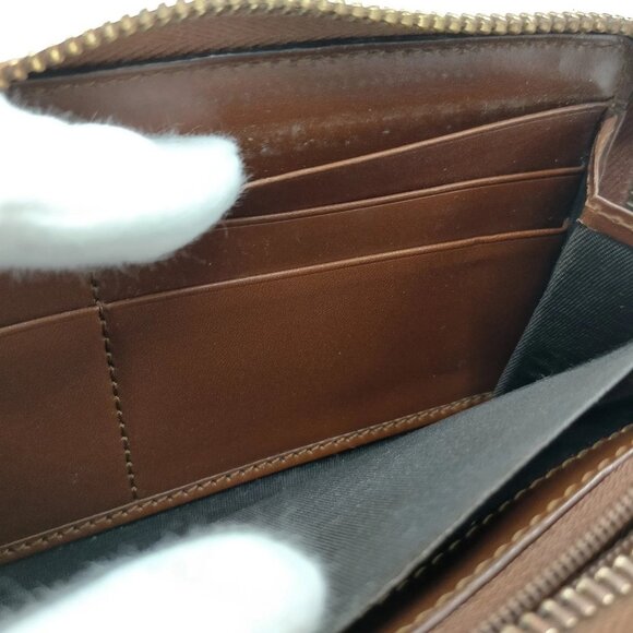 554248BY (L3) Authentic Gucci Wallet Long Brown PVC Luxury Vintage Designer Hand - Picture 7 of 10